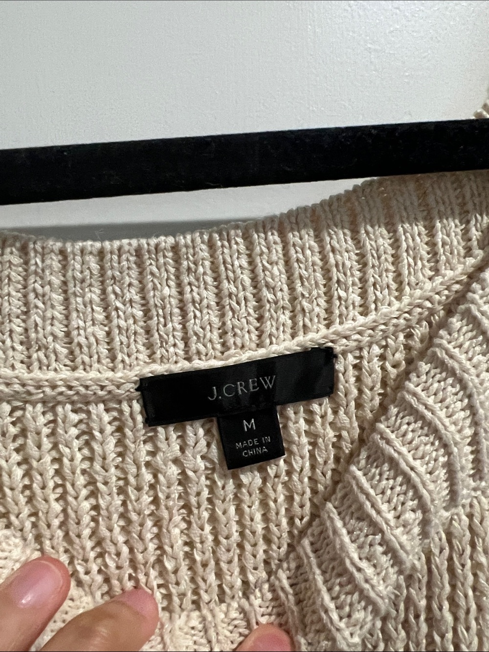 J. Crew Beige/Cream Ribbed Knit Tank Top - Picture 4 of 5